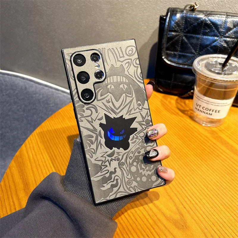 Case Gengar Pokémon Couro com Pulseira