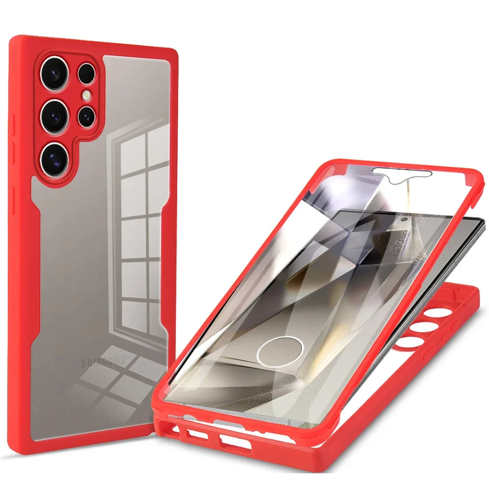 Capa Samsung 360° Dupla Face – Proteção Completa — textura | Orbit Cases