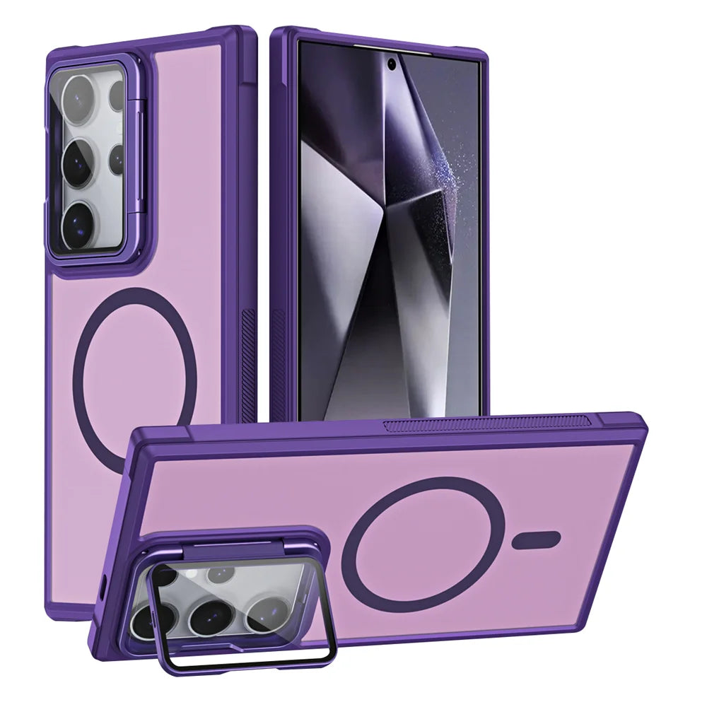 Case Samsung com proteção de câmeras e suporte integrado — comparativo | Orbit Cases
