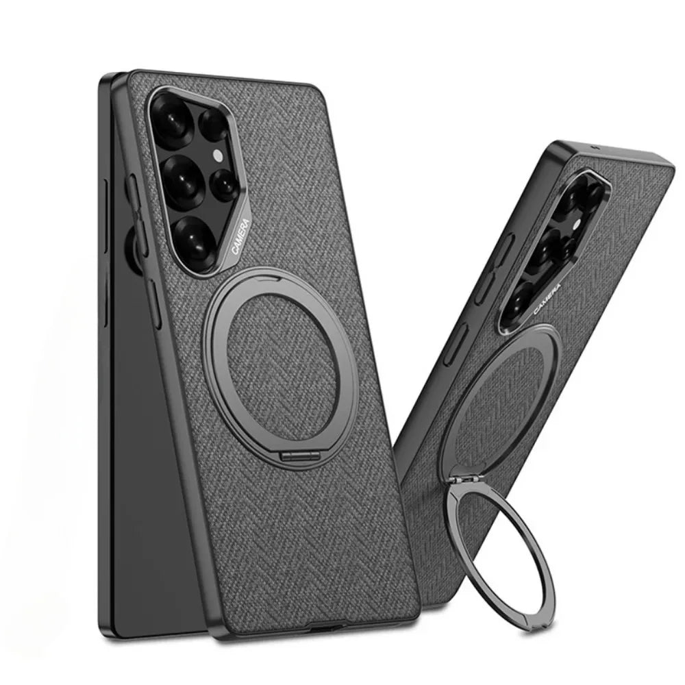 Case Samsung em couro com suporte 360º em couro — variação de cor | Orbit Cases