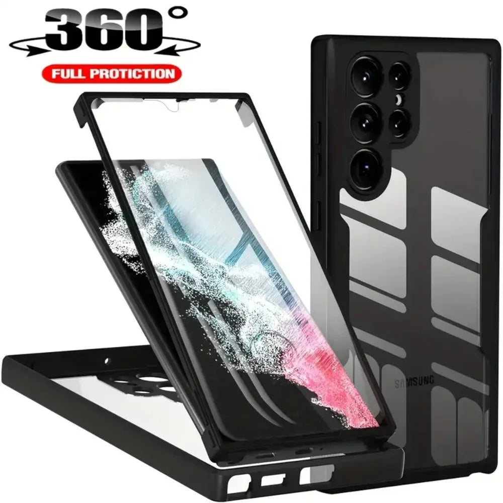 Capa Samsung 360° Dupla Face – Proteção Completa — vista principal | Orbit Cases