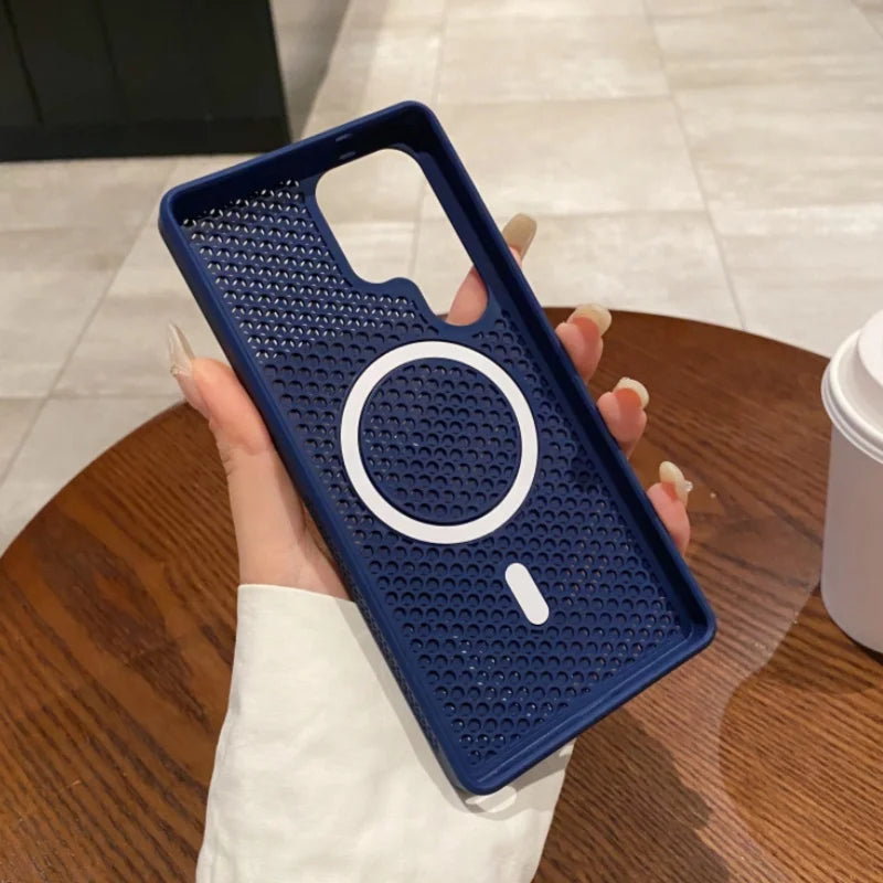 Case MagSafe Respirável com Dissipação de Calor