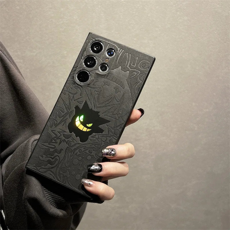 Case Gengar Pokémon Couro com Pulseira