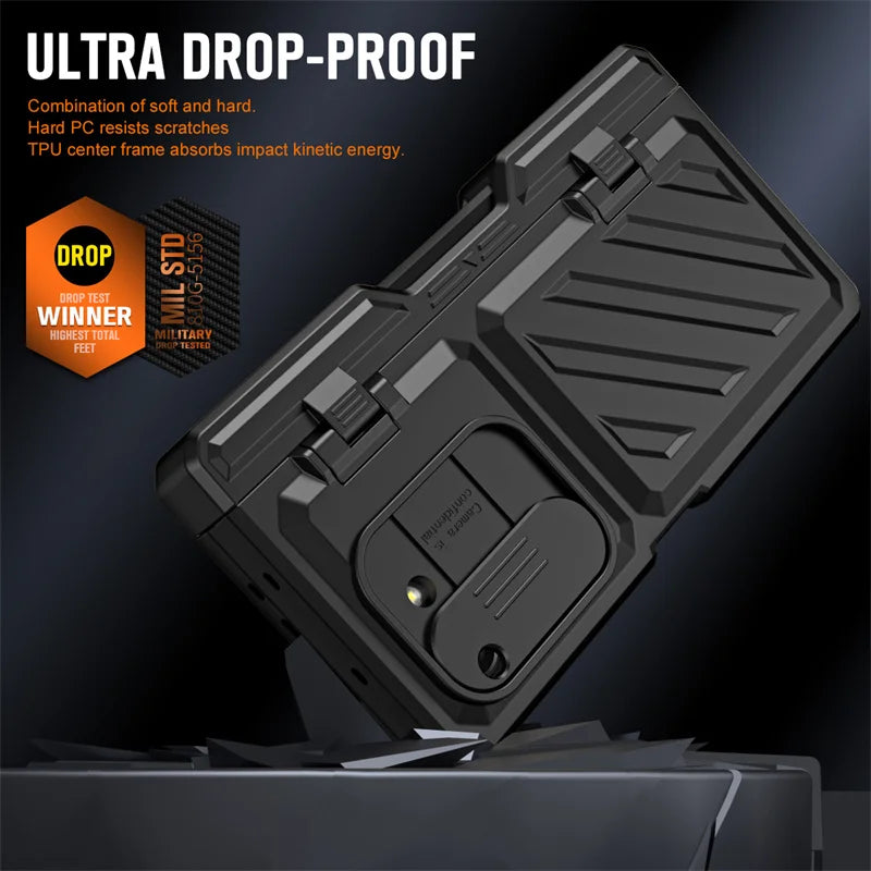 Capa Samsung Z Fold Anti Impacto Proteção 360° — vista traseira | Orbit Cases
