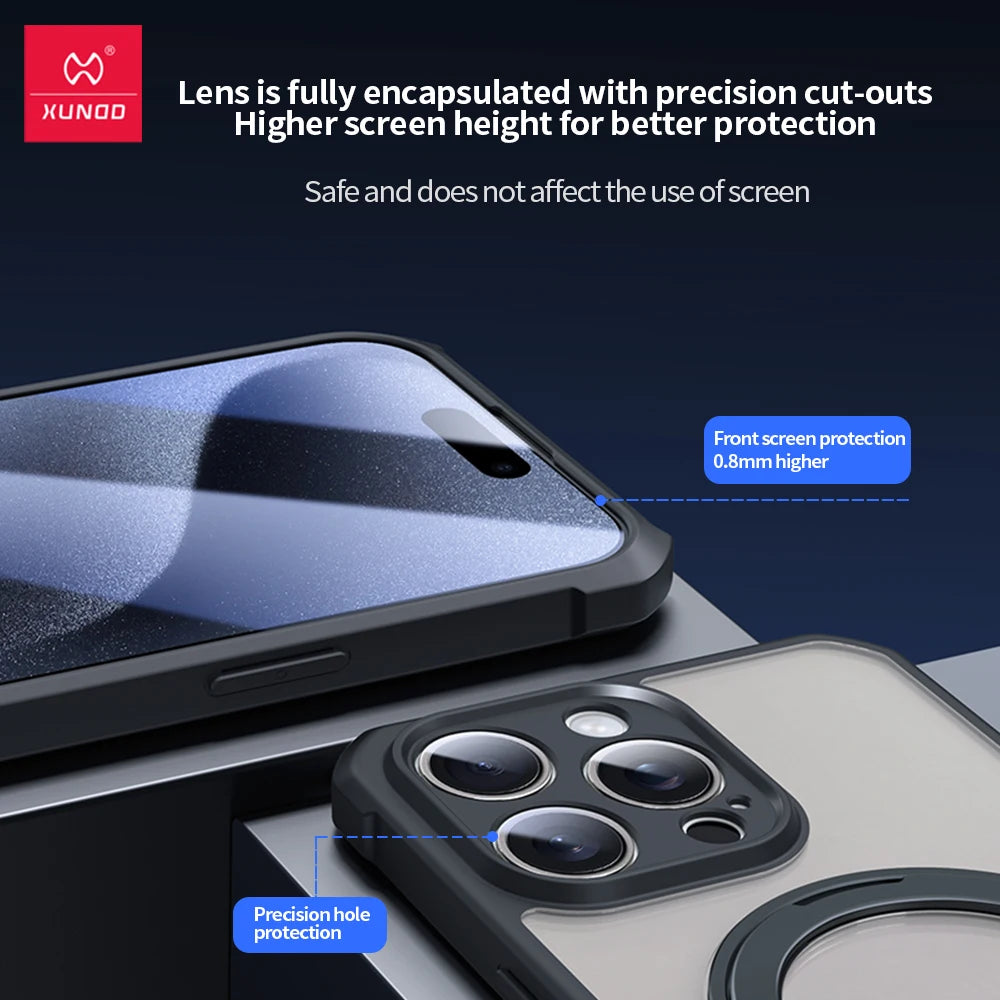 Capa Samsung com Carregamento MagSafe e Suporte Giratório 360° — vista traseira | Orbit Cases