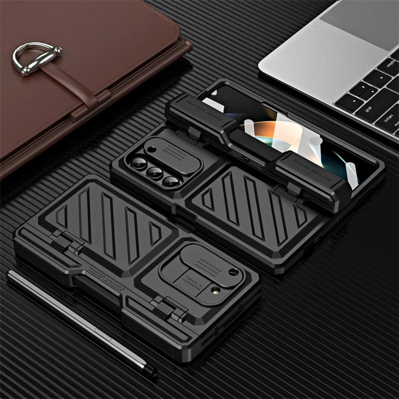 Capa Samsung Z Fold Anti Impacto Proteção 360° — em uso | Orbit Cases