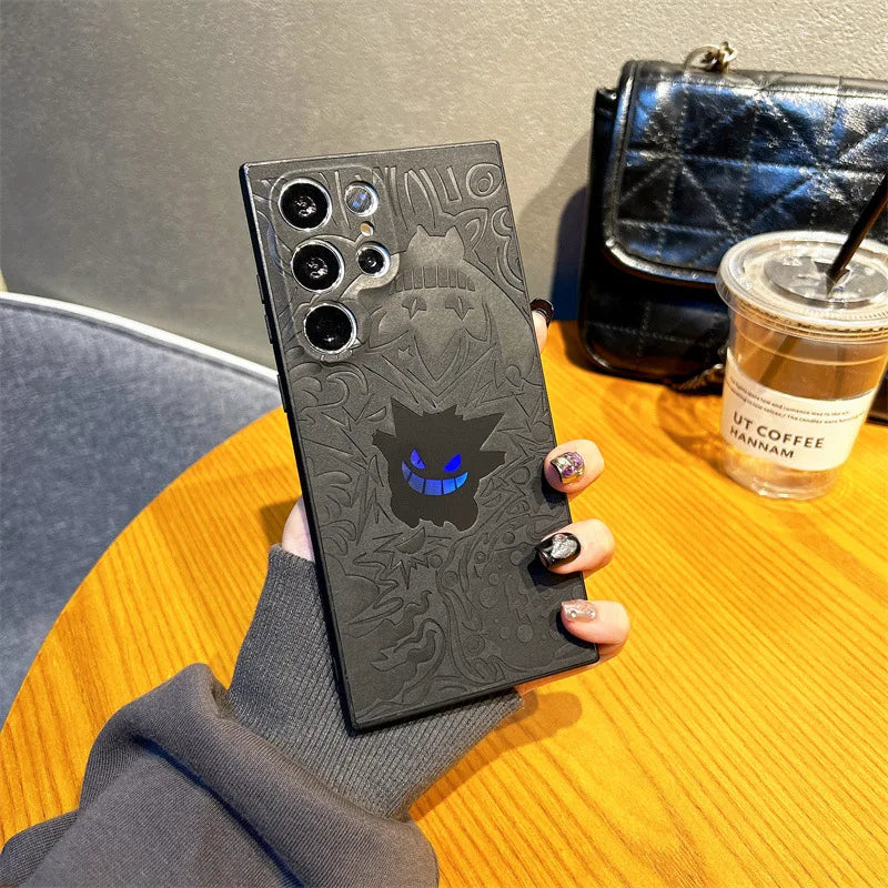 Case Gengar Pokémon Couro com Pulseira