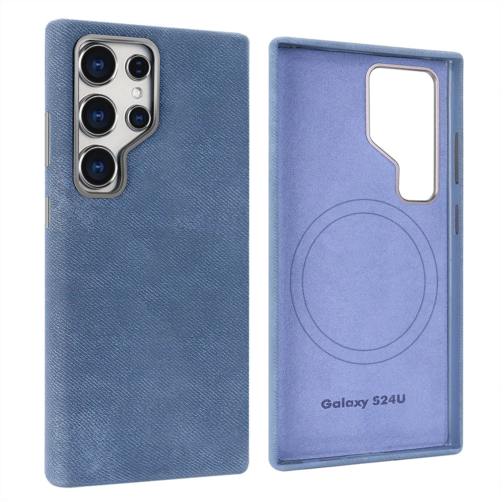 Capa Samsung magnética de microfibra — detalhe lateral | Orbit Cases