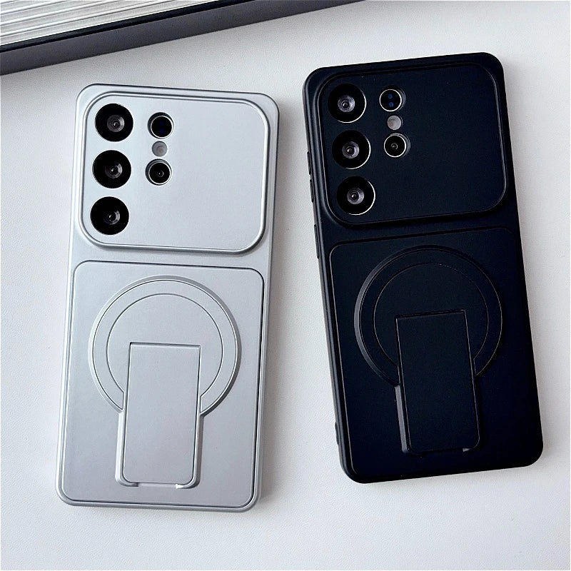 Case Magnética MagSafe com Janela Grande e Suporte