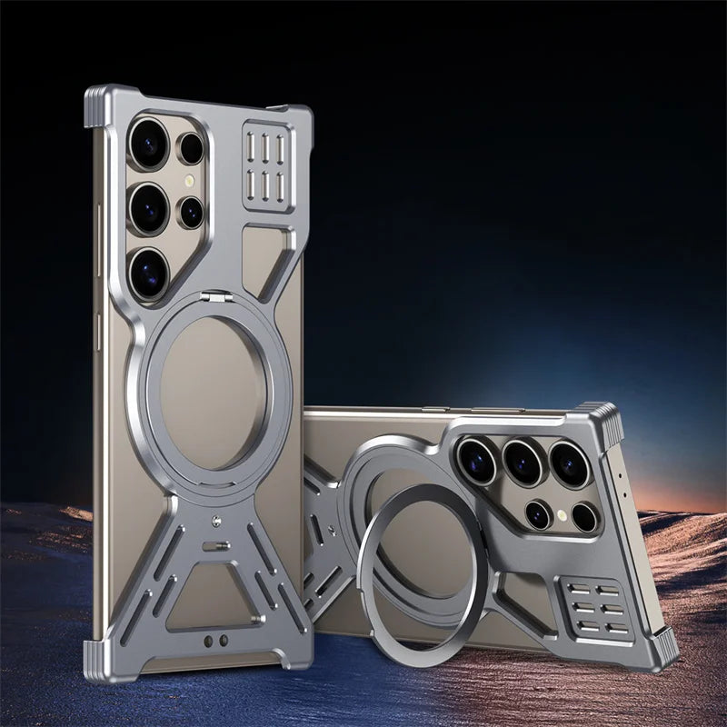 Case Samsung em Metal Reforçado com Carregamento MagSafe em metal — comparativo | Orbit Cases
