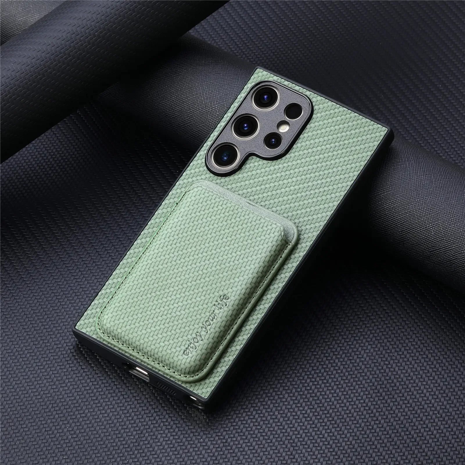 Case Samsung com carteira para cartão + MagSafe — variação de cor | Orbit Cases
