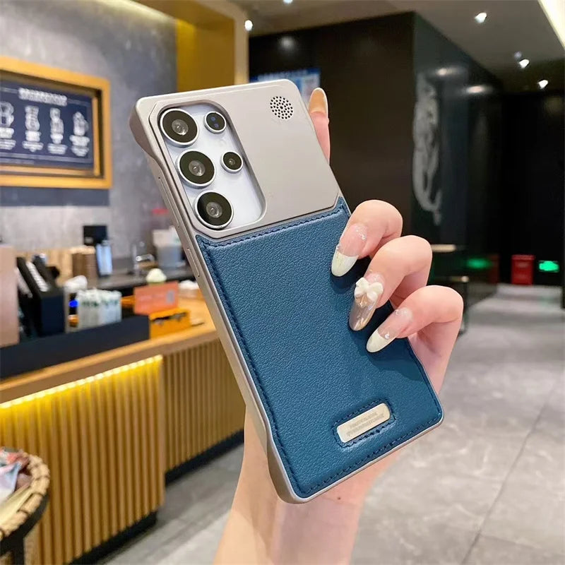 Case Samsung em Couro com Proteção em Metal com MagSafe em couro — compatibilidade | Orbit Cases