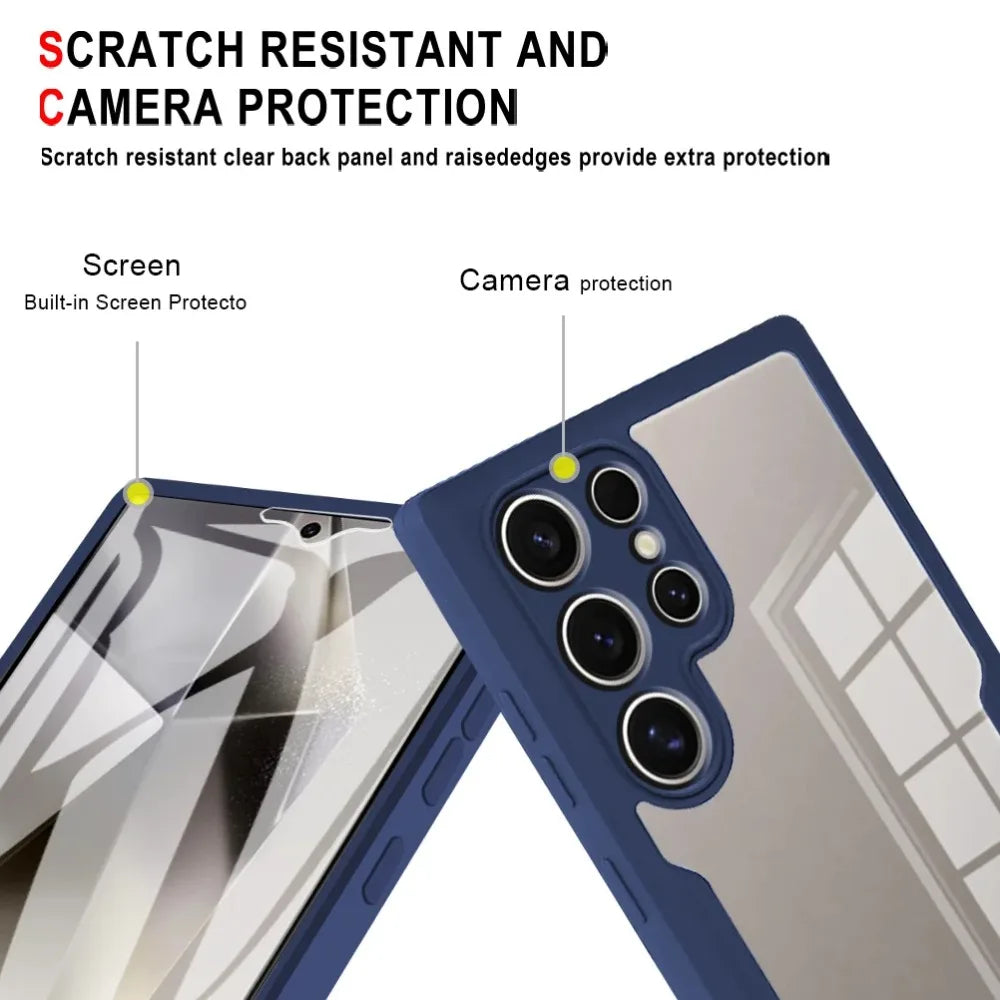 Capa Samsung 360° Dupla Face – Proteção Completa — detalhe proteção | Orbit Cases