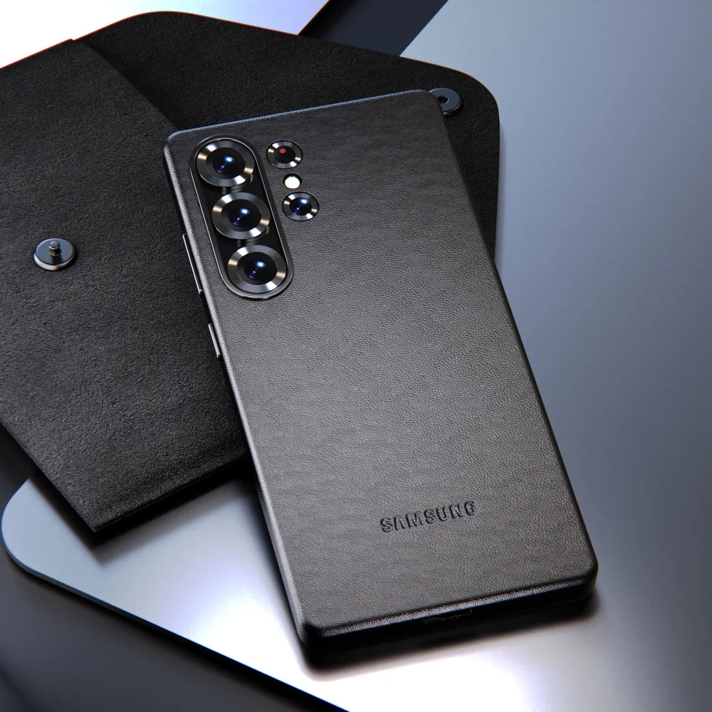Capa Samsung em Couro com Design Minimalista em couro — comparativo | Orbit Cases