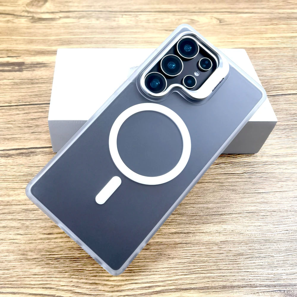 Capa Samsung Fosca Antichoque MagSafe — detalhe MagSafe | Orbit Cases