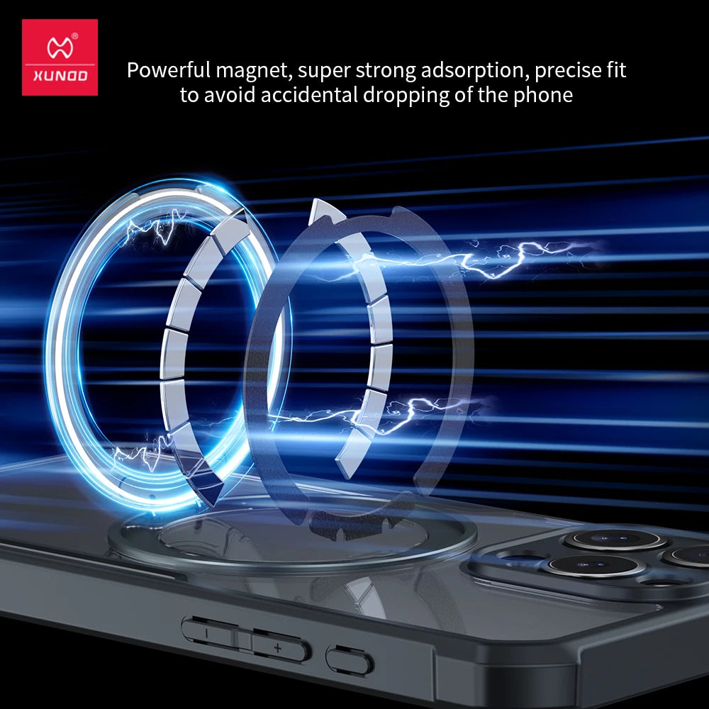 Capa Samsung com Carregamento MagSafe e Suporte Giratório 360° — detalhe proteção | Orbit Cases