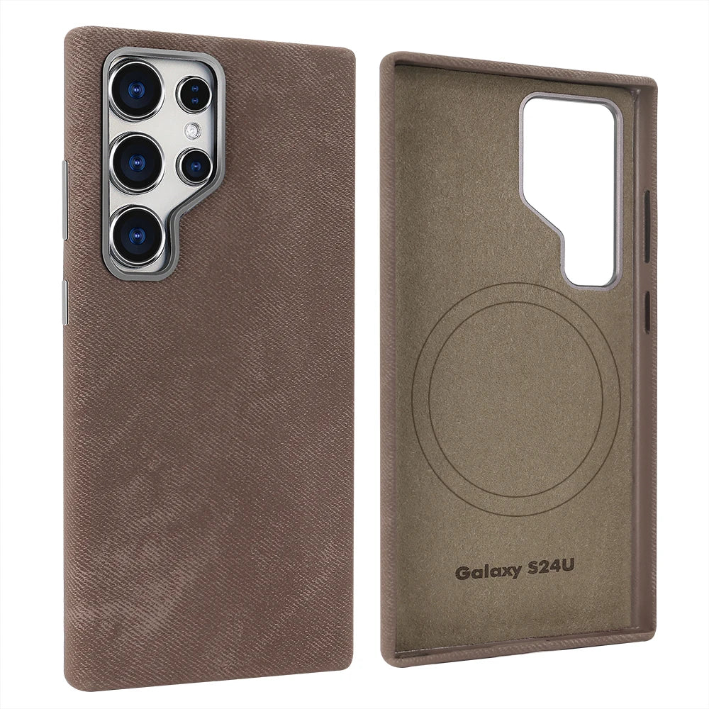 Capa Samsung magnética de microfibra — vista traseira | Orbit Cases