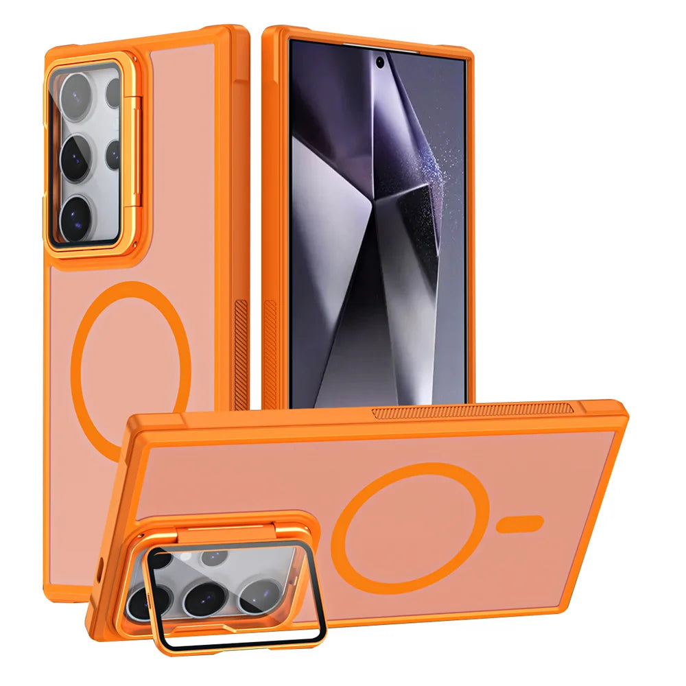 Case Fosca Magnética com Proteção de Lente e Suporte