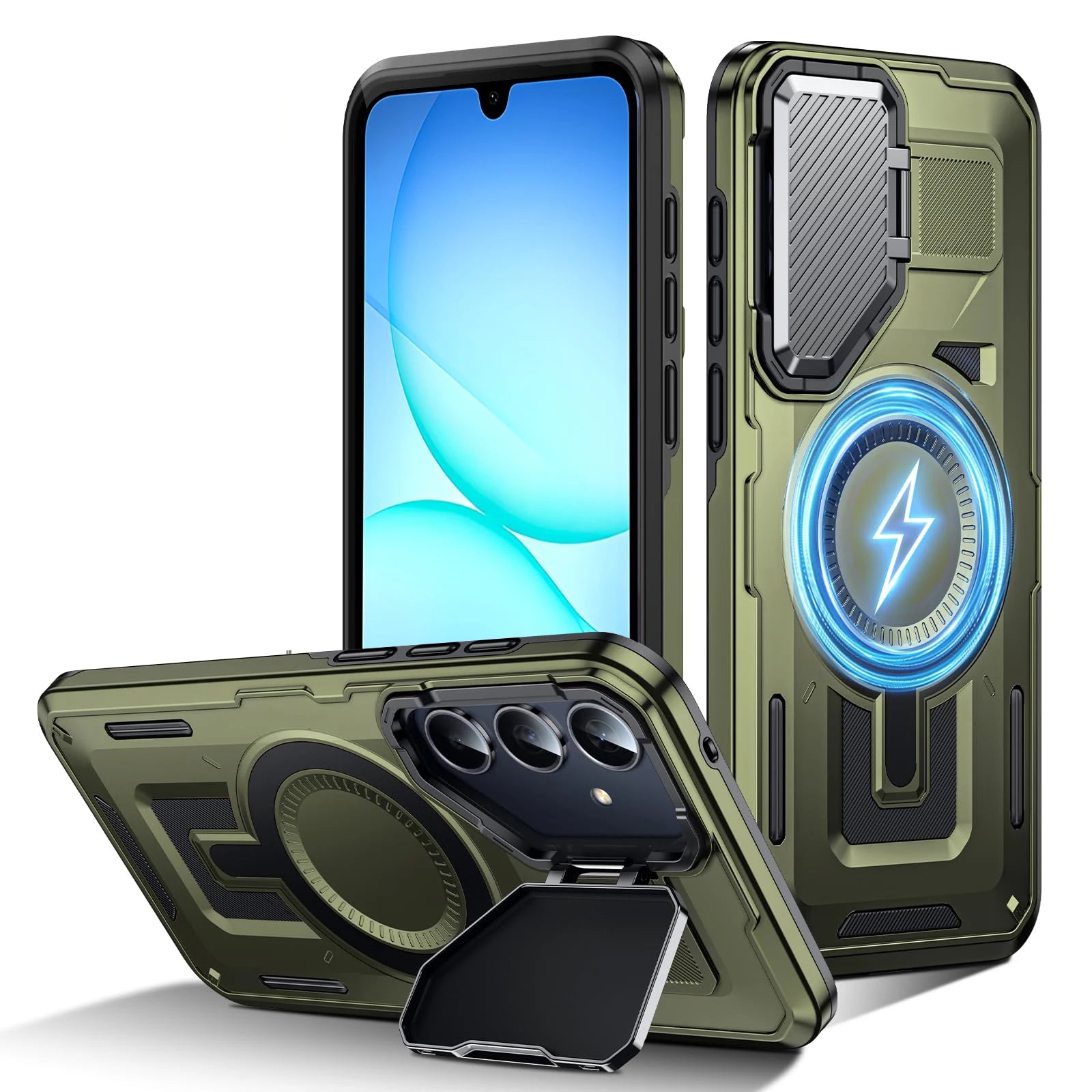 Case Military Grade Magnética com Suporte de Câmera
