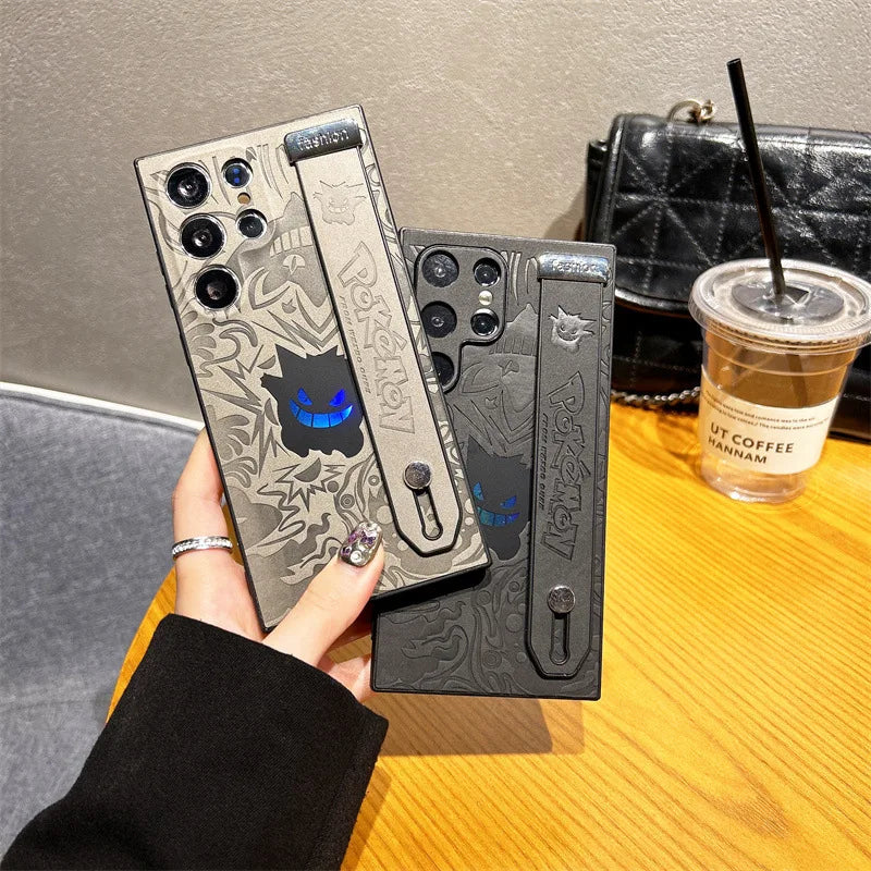 Case Gengar Pokémon Couro com Pulseira