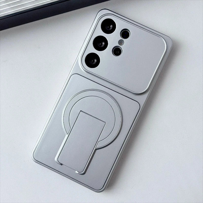 Case Magnética MagSafe com Janela Grande e Suporte