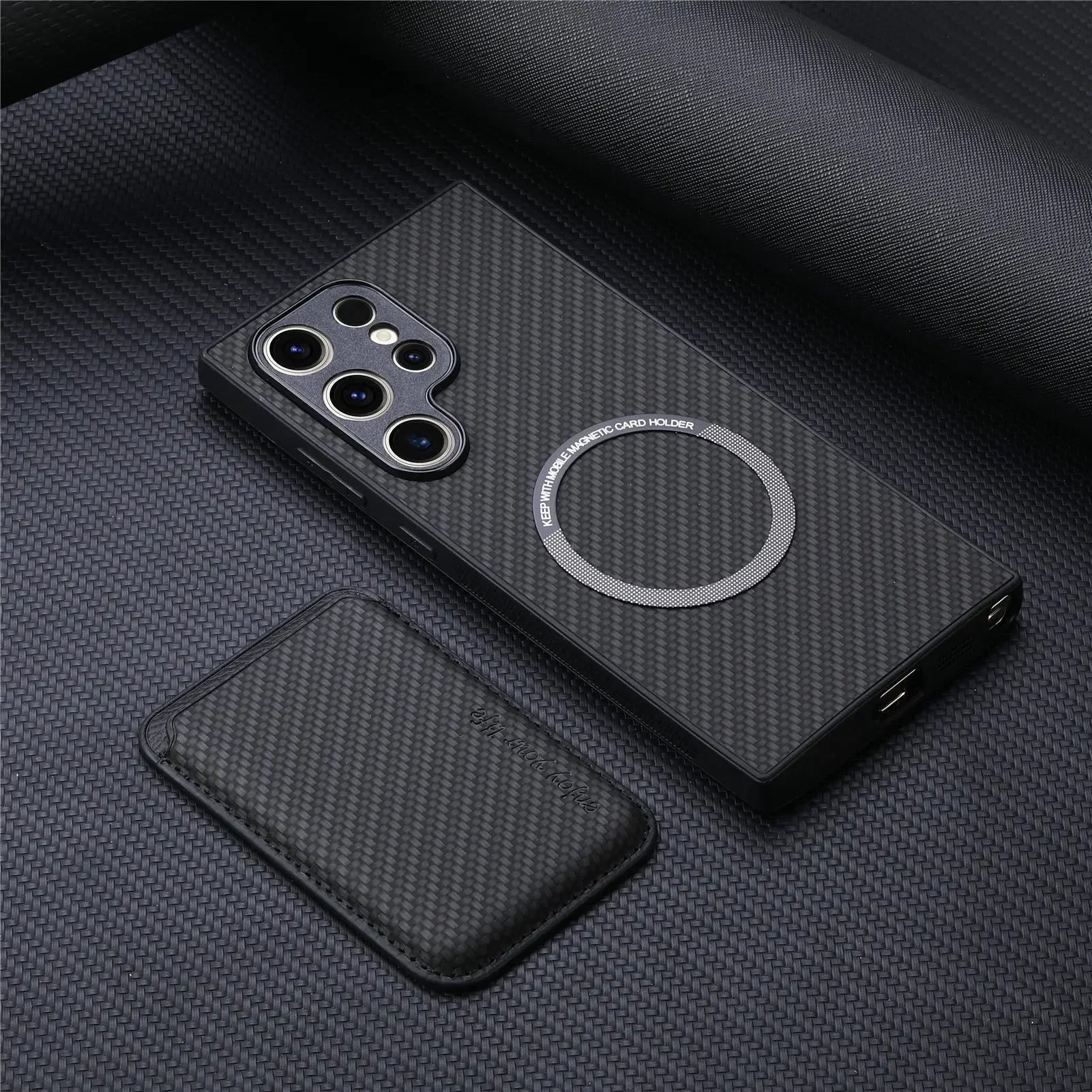 Case Samsung com carteira para cartão + MagSafe — vista principal | Orbit Cases