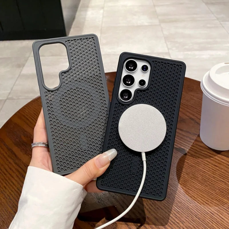 Case MagSafe Respirável com Dissipação de Calor